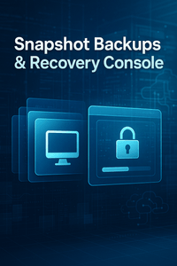 Snapshot Backups & Recovery Console for turbo vps hosting