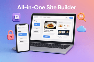 all i n one website Builder
