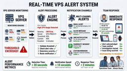 real time VPS monitoring alerts via email slack and notifications for server issues