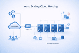 auto scaling cloud hosting with load balancing and dynamic server allocation