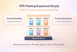 vps hosting explained using apartment analogy for beginners