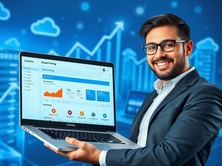 Entrepreneur starting a white-label hosting business with Cloudoora’s powerful reseller platform, symbolizing growth and success.