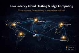 low latency cloud hosting edge computing network delivery