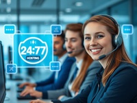 Cloudoora expert support team providing 24/7 hosting assistance to resellers.