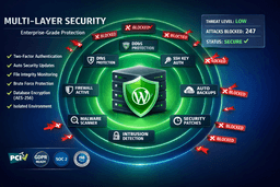 secure VPS hosting for WordPress with firewall protection SSL and malware defense
