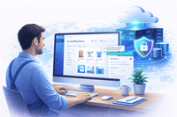 Small business website powered by secure WordPress hosting with reliable cloud infrastructure.