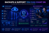 Managed WordPress hosting with automated backups, security monitoring, and 24/7 expert support