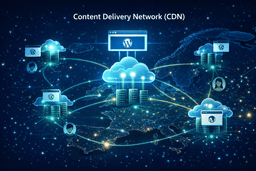 Content delivery network improving WordPress hosting speed across Europe