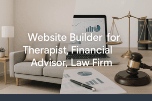Financial Advisor Website Builder