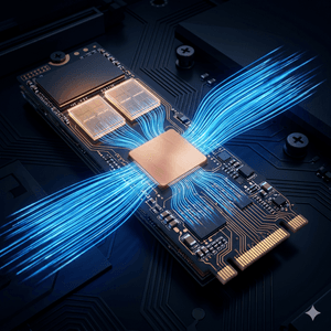 NVMe SSD storage with dedicated I/O allocation for Cloudoora premium shared hosting plans