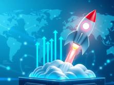 startup rocket launching with Cloudoora hosting for fast and scalable growth