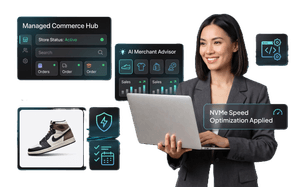 Fully managed WooCommerce hosting for high-traffic stores with NVMe performance and PCI-compliant security