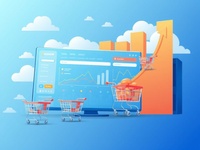 Auto-scaling cloud servers managing sudden traffic spikes on eCommerce websites effortlessly.
