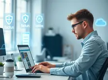 Content creator focusing on their WordPress site while Cloudoora’s managed hosting handles updates, backups, and performance optimization automatically.