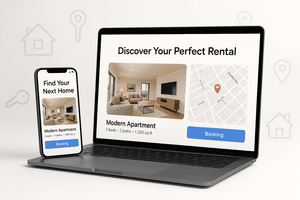 Rental property website builder