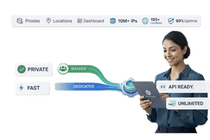 Cheap shared datacenter proxies with fast high-speed network for scraping and automation
