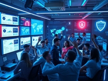 Agency team managing multiple client websites with fast deployment, global reach, automated workflows, and enhanced security, showcasing Cloudoora success stories.