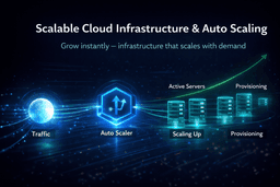 scalable cloud infrastructure auto scaling traffic handling
