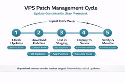 vps patch management process operating system and software security updates