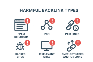 harmful backlinks types