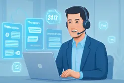 24/7 Google Workspace support through WhatsApp, chat, and ticket system