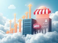 Auto-scaling WooCommerce hosting infrastructure adapting instantly to high-traffic events.