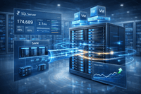 SAN-ready storage server optimized for SQL Server and VMware workloads