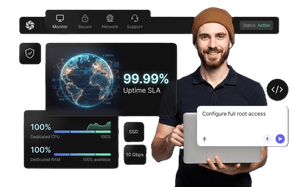 Affordable cheap dedicated server hosting with high performance, fast speed, and reliable uptime for businesses and developers