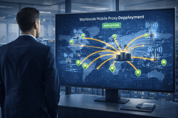 deploying worldwide 4G and 5G mobile proxies with scalable carrier IP infrastructure